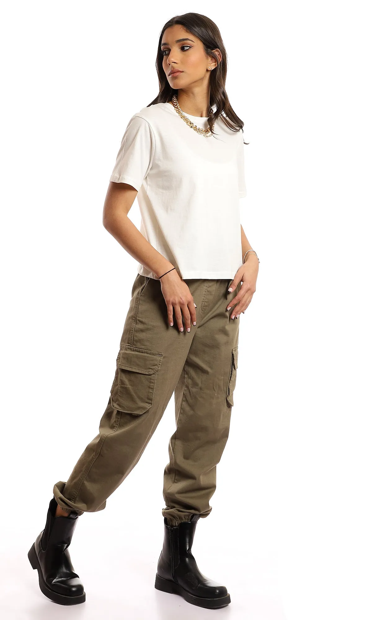 97789 Summer Comfy Regular Fit T-Shirt - Off White