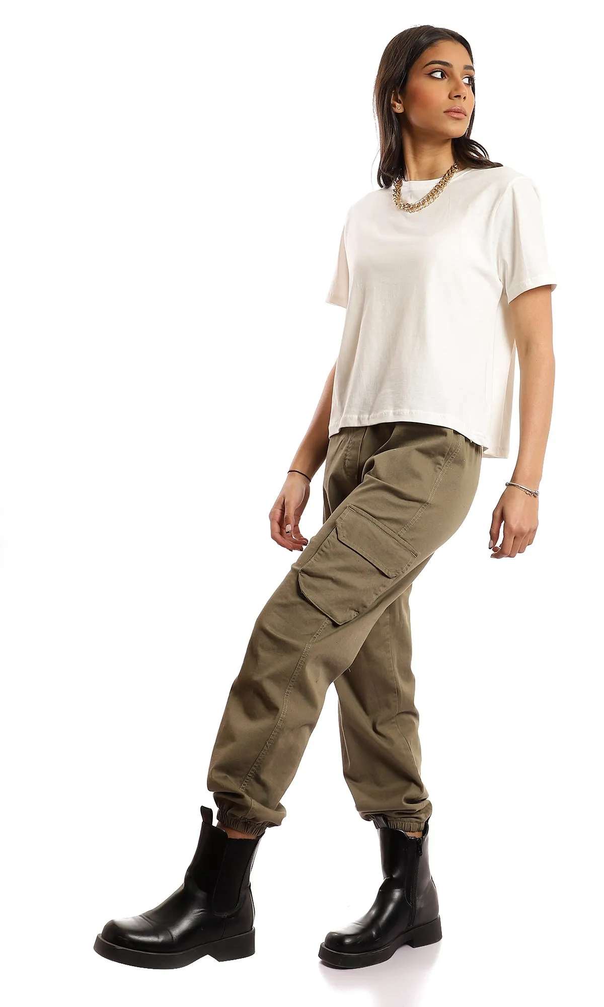 97789 Summer Comfy Regular Fit T-Shirt - Off White