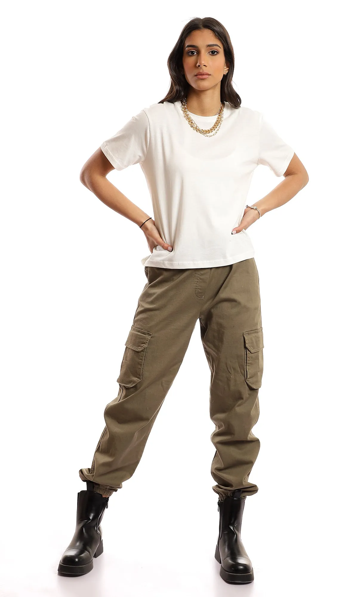 97789 Summer Comfy Regular Fit T-Shirt - Off White