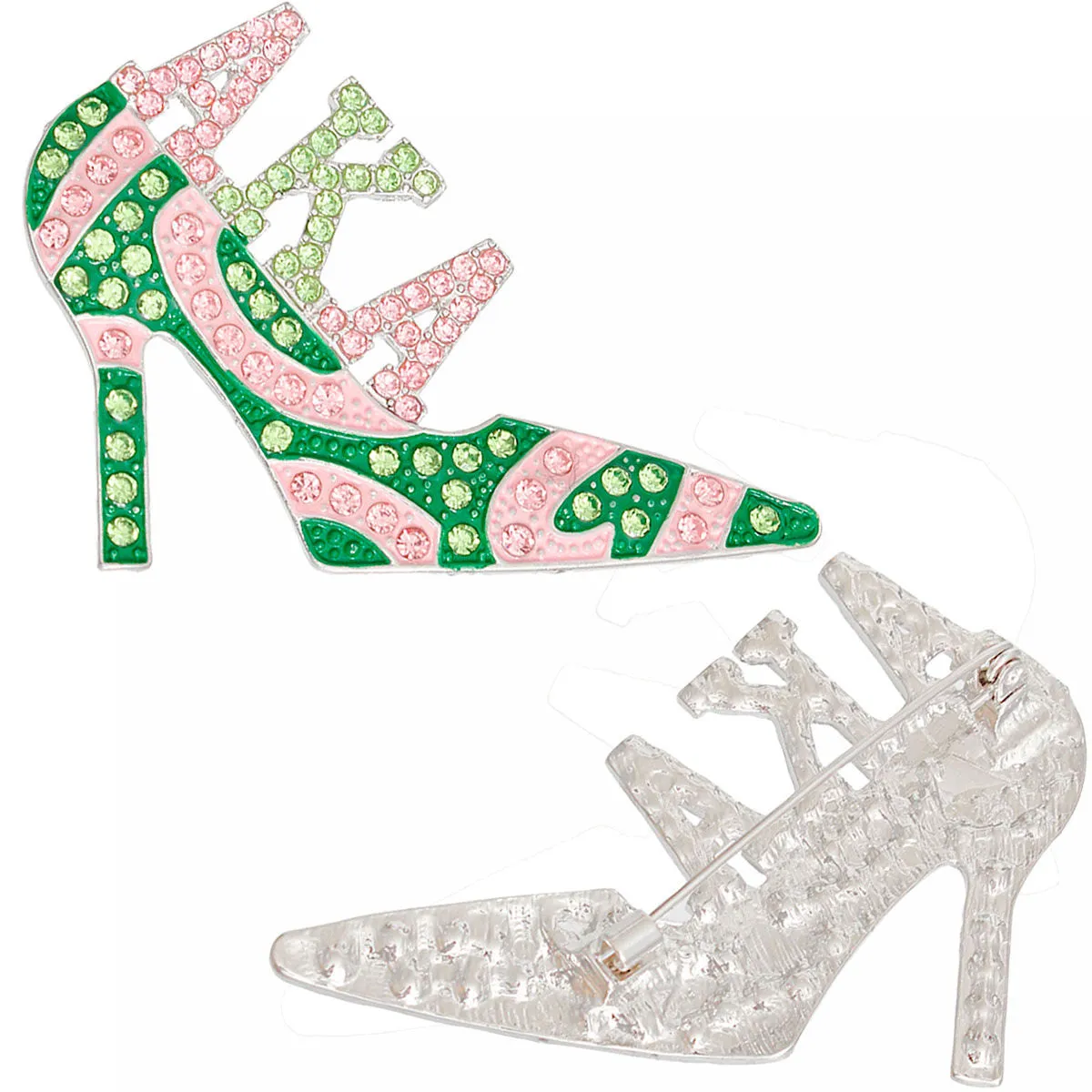 AKA Brooch Alpha Kappa Alpha Sorority Inspired Heel Pin