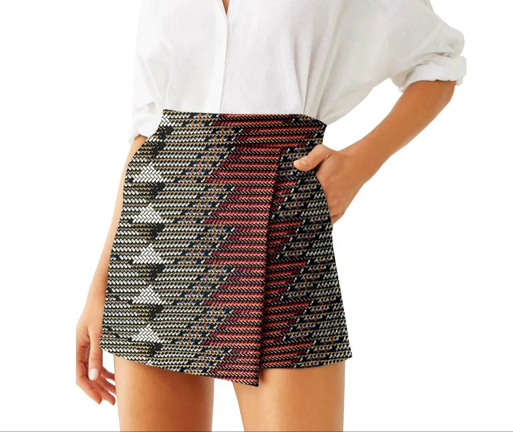 Ankara High Waist Shorts