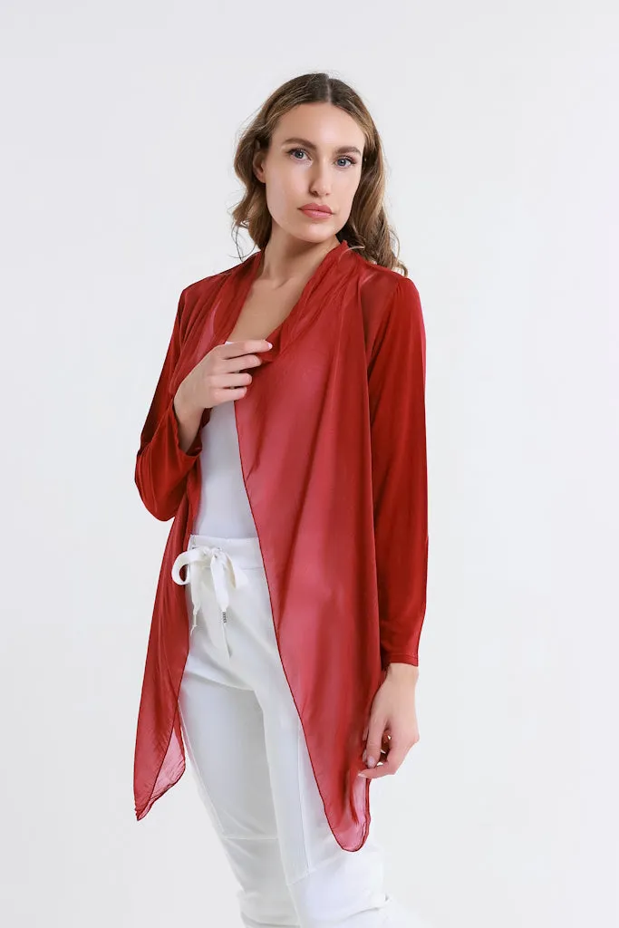 Ansley Silk Front Tie Wrap (BQ233)