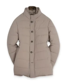 Barba Napoli - Sand Castorino Fur Down Jacket 52