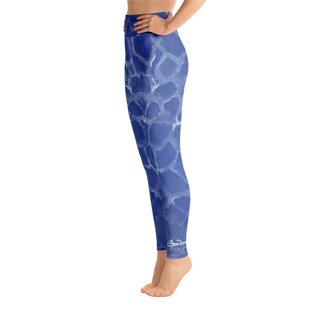 Blue Pool Yoga Leggings