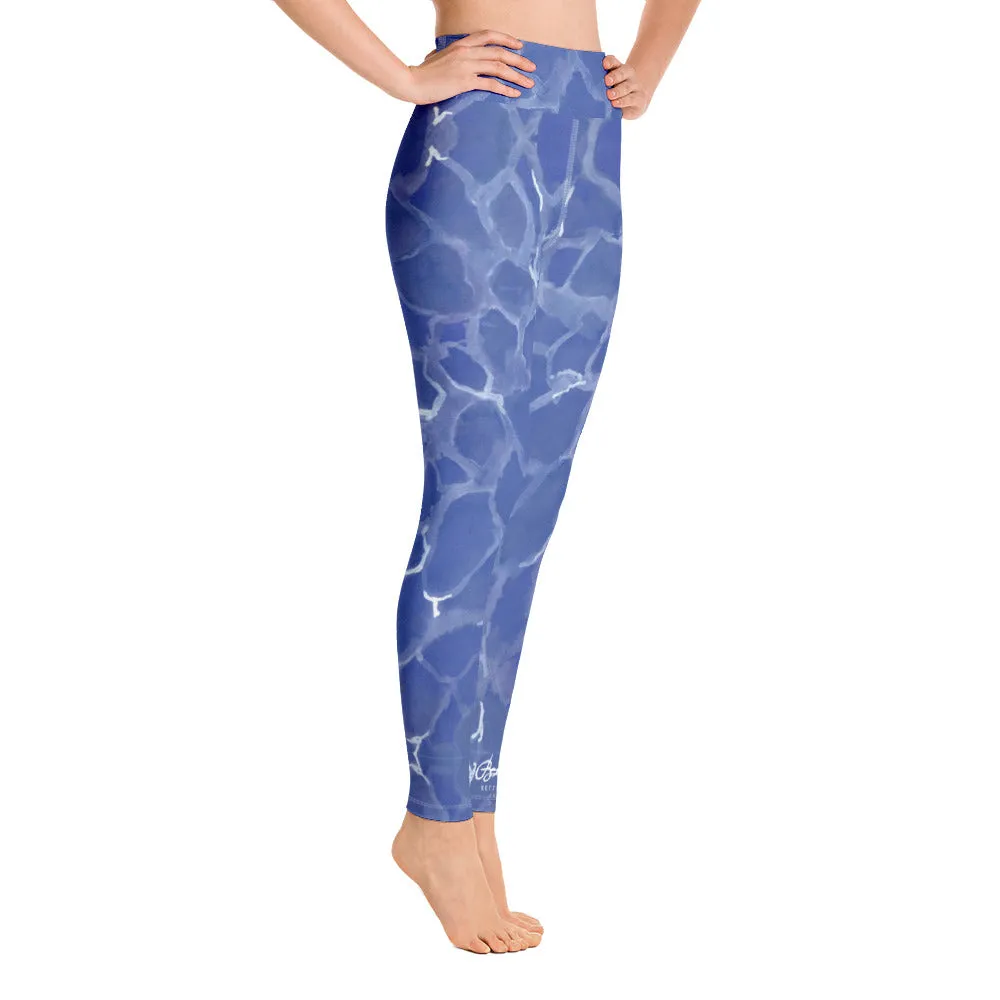 Blue Pool Yoga Leggings