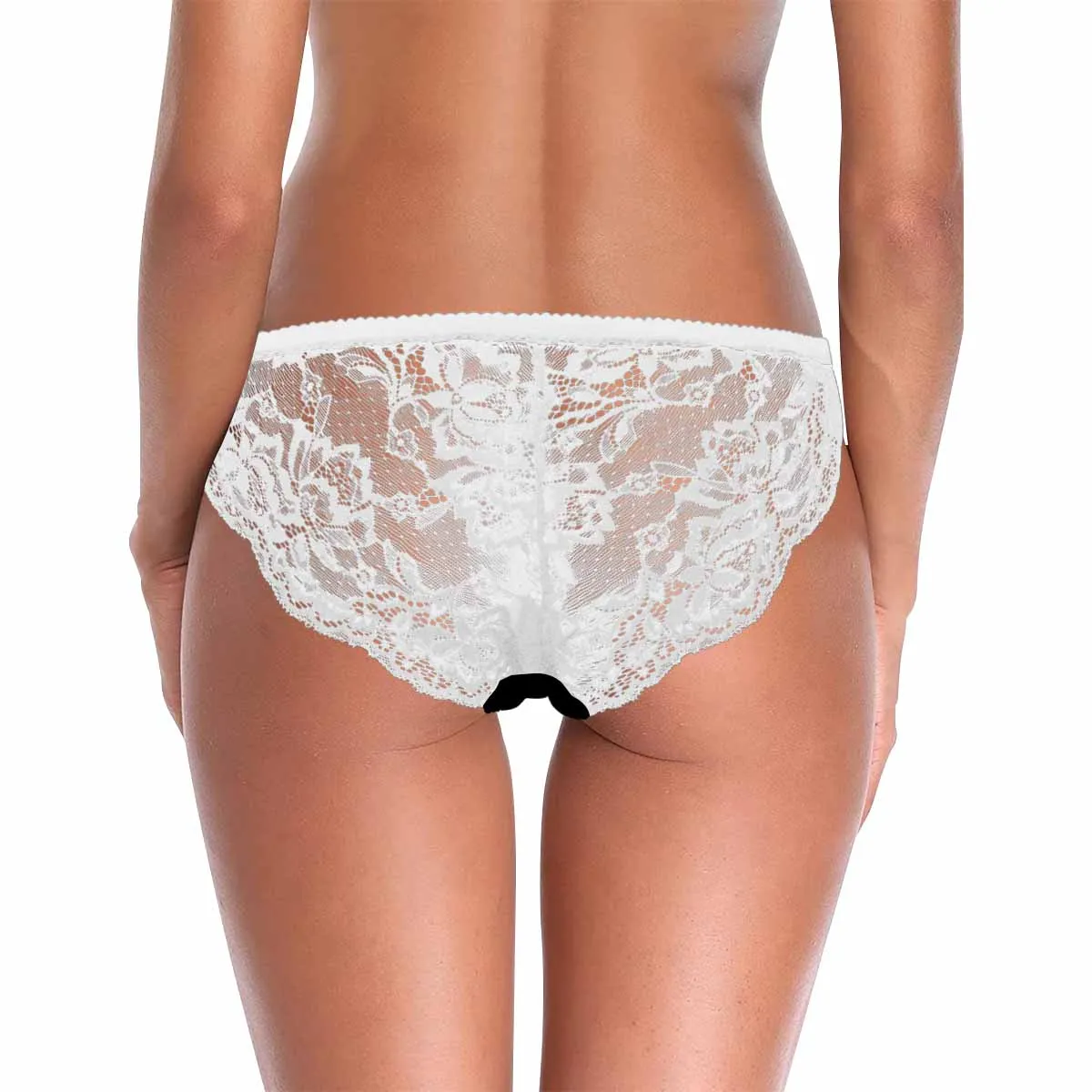 Custom Face Womens Panties Printed Sexy Licked It on Underwear Personalized Women's Lace Panty