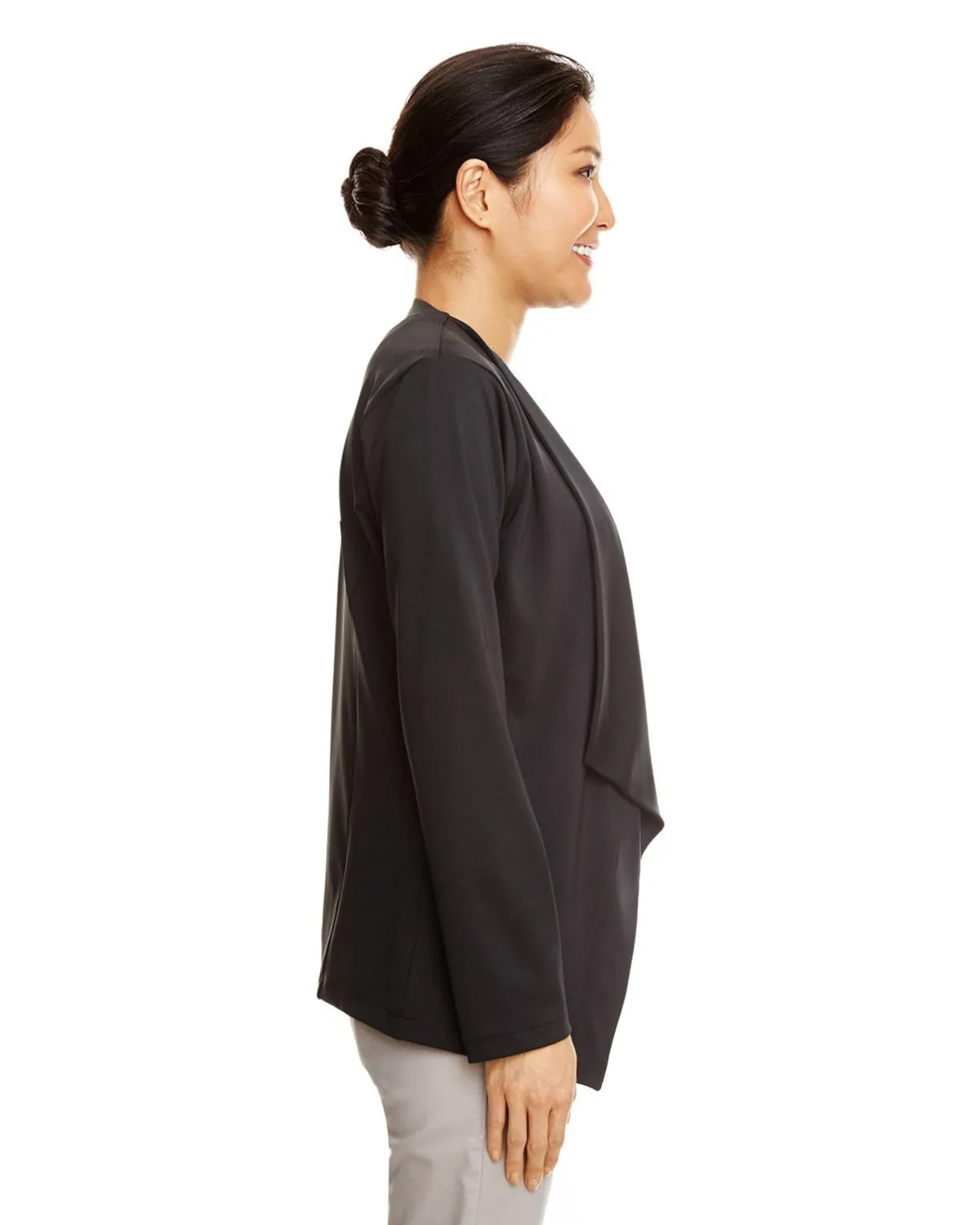 Devon & Jones - Women's Perfect Fit™ Draped Open Blazer