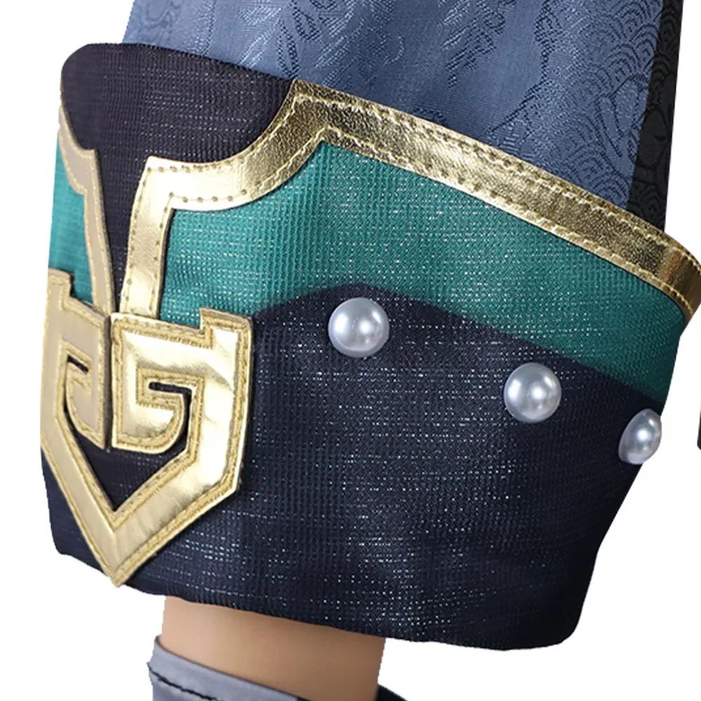Genshin Impact Gaming Black Suit Party Carnival Halloween Cosplay Costume
