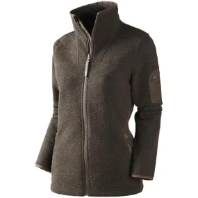 Harkila Ladies Lilja Windproof Full Zip - Shadow Brown Melange