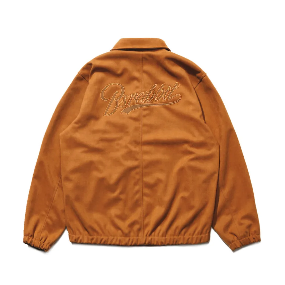 HIGH SUEDE JACKET CARAMEL