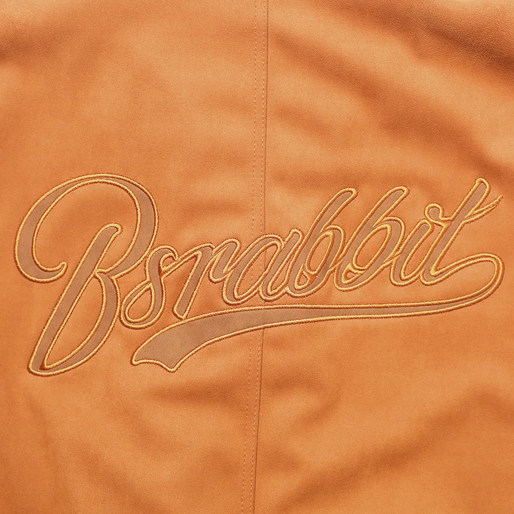 HIGH SUEDE JACKET CARAMEL