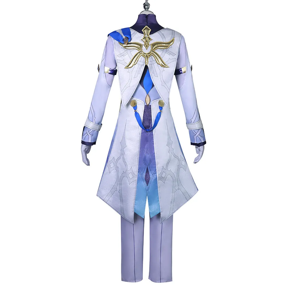 Honkai: Star Rail Sunday White Blue Outfit Party Carnival Halloween Cosplay Costume