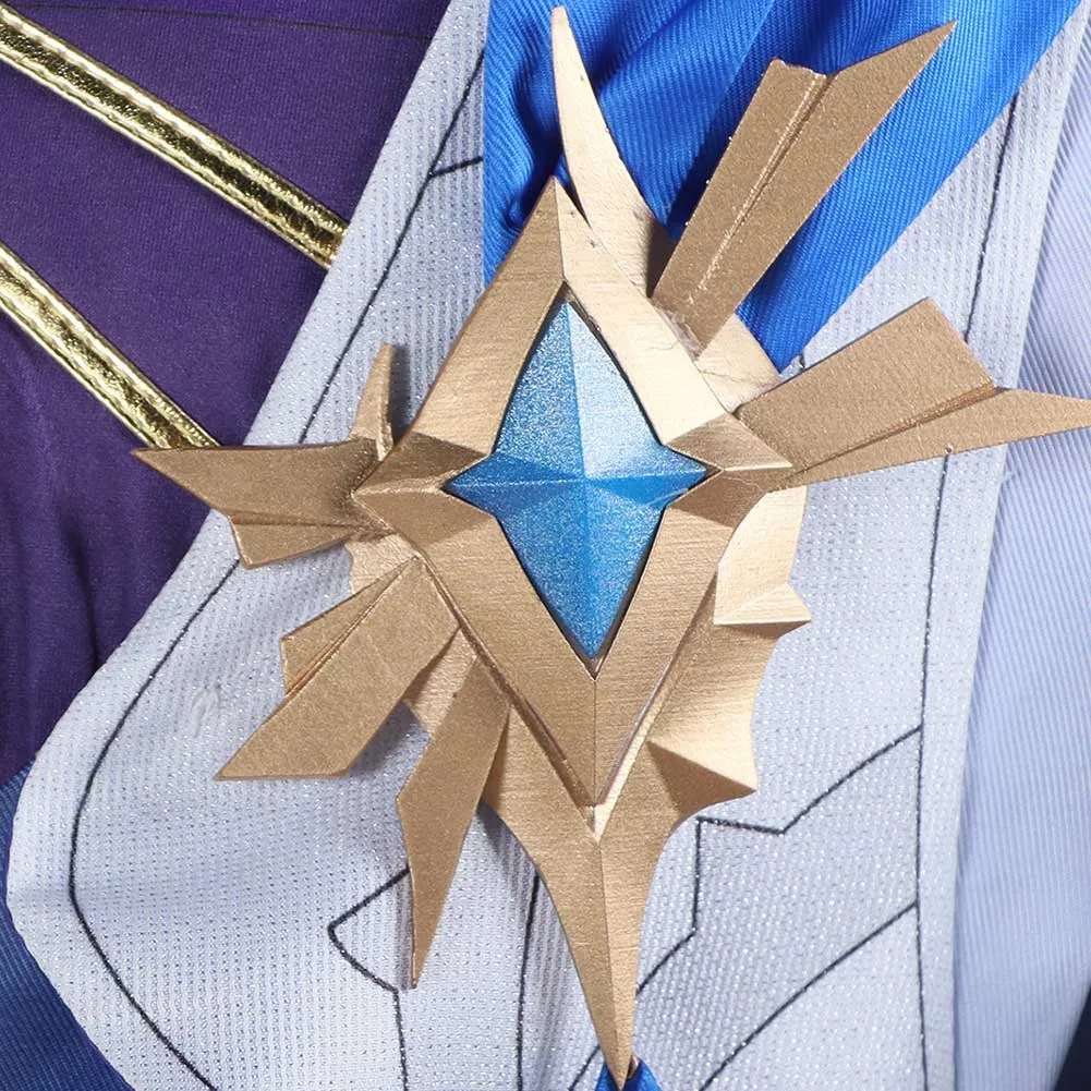 Honkai: Star Rail Sunday White Blue Outfit Party Carnival Halloween Cosplay Costume