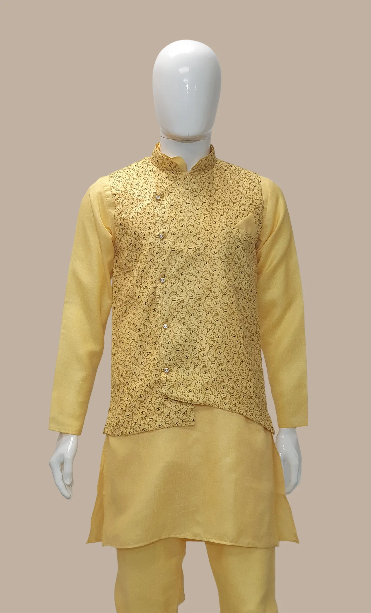 Lemon 3 Piece Kurta Set