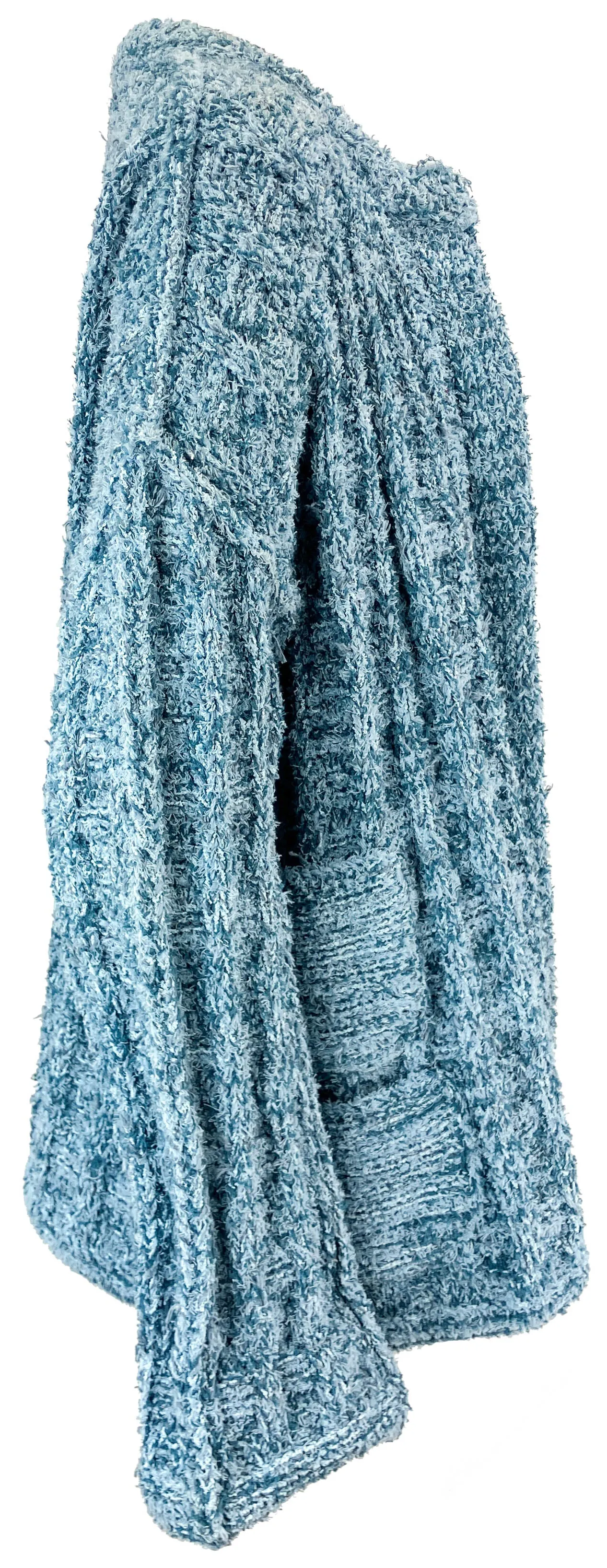Maison Margiela Open Front Cardigan in Light Blue