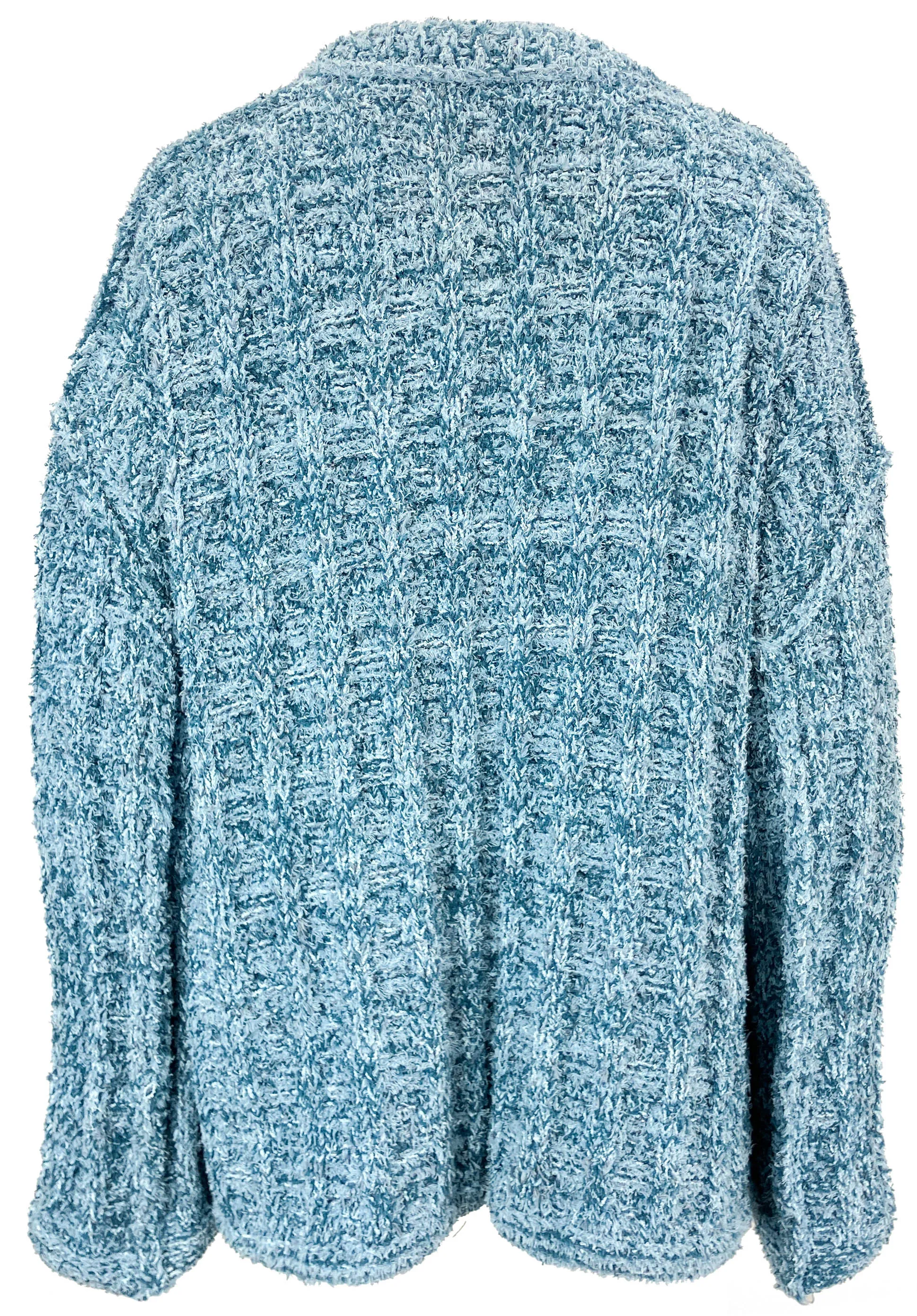 Maison Margiela Open Front Cardigan in Light Blue
