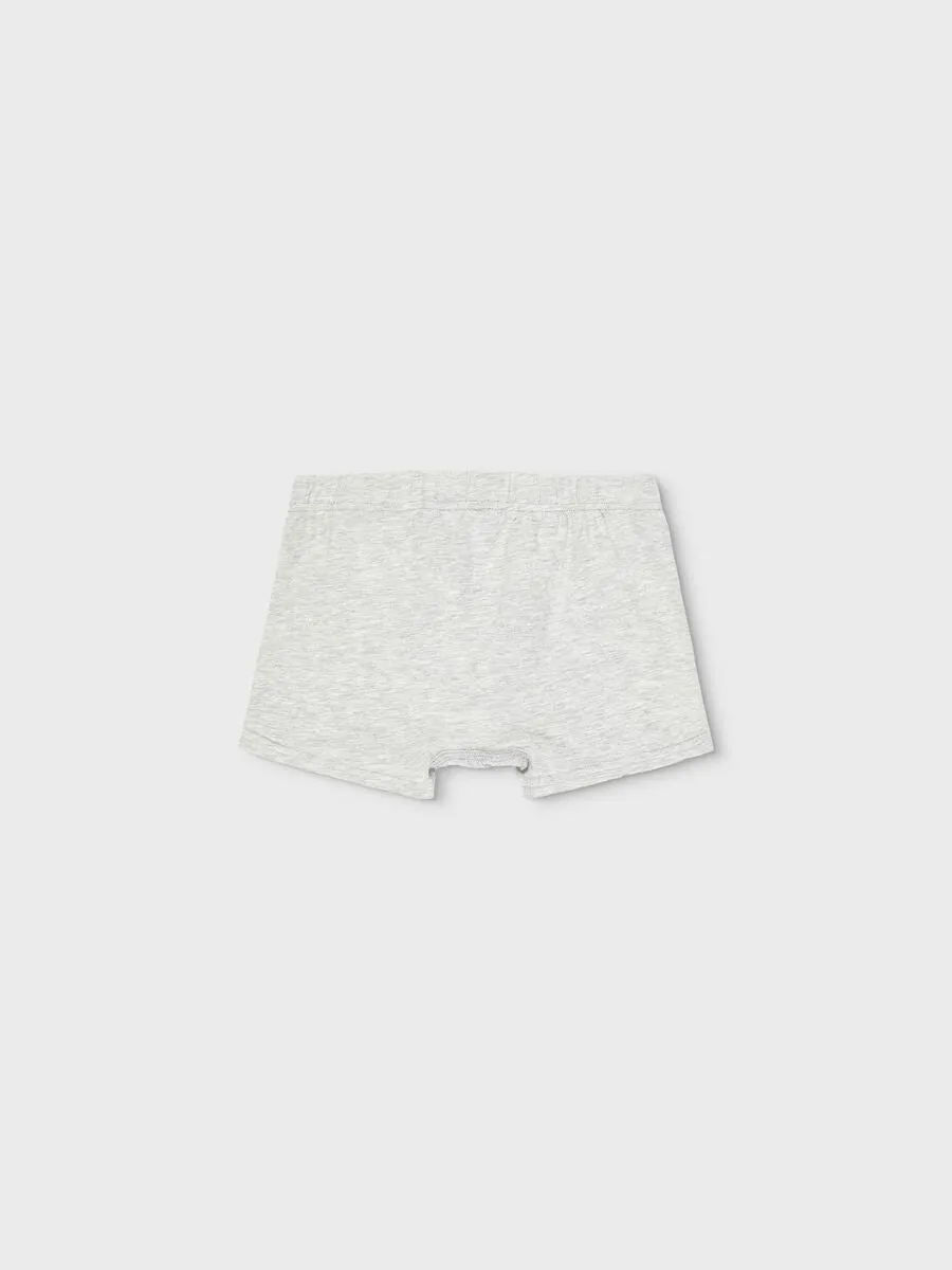 Name It NKMTIGHTS 3 Pack Boxer Shorts Grey Melange