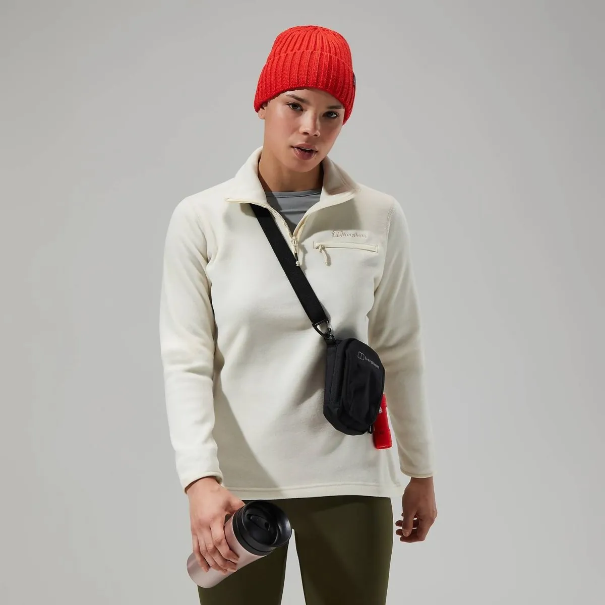 Prism 2.0 Micro Half Zip Fleece - Bone White