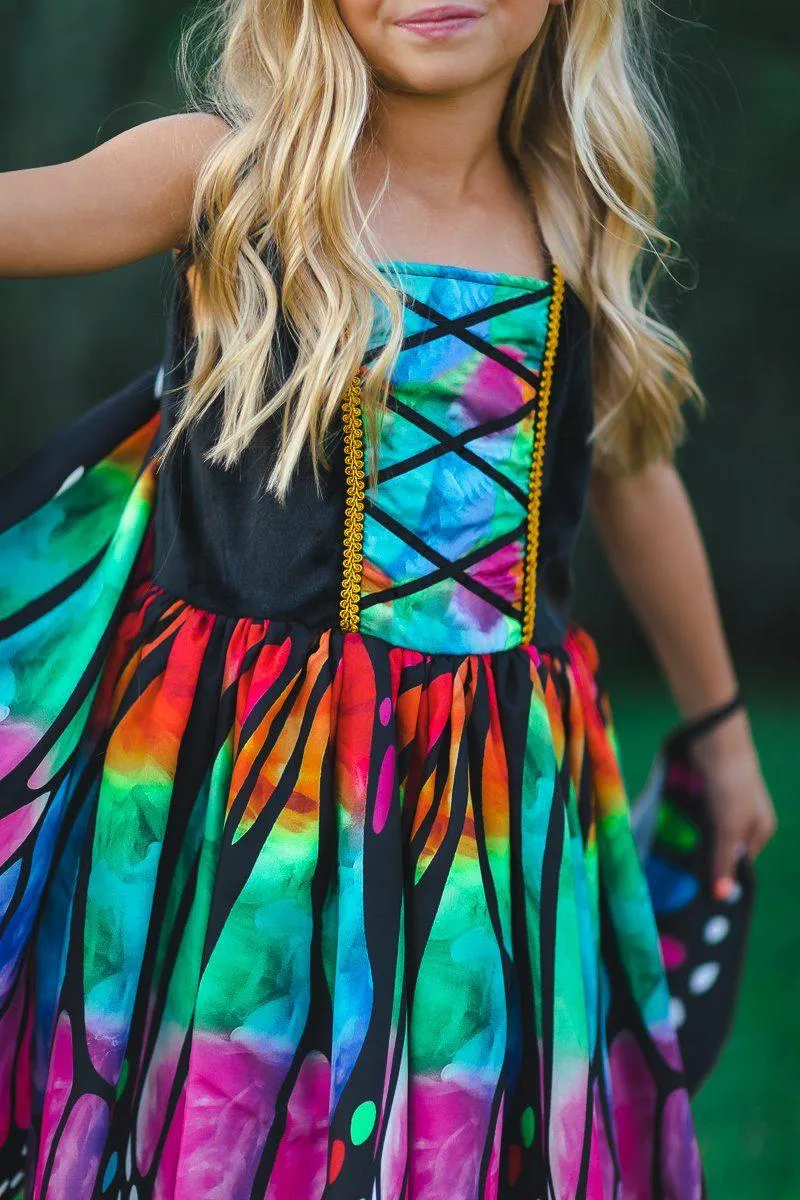 Rainbow Butterfly Costume - 3 Piece Set