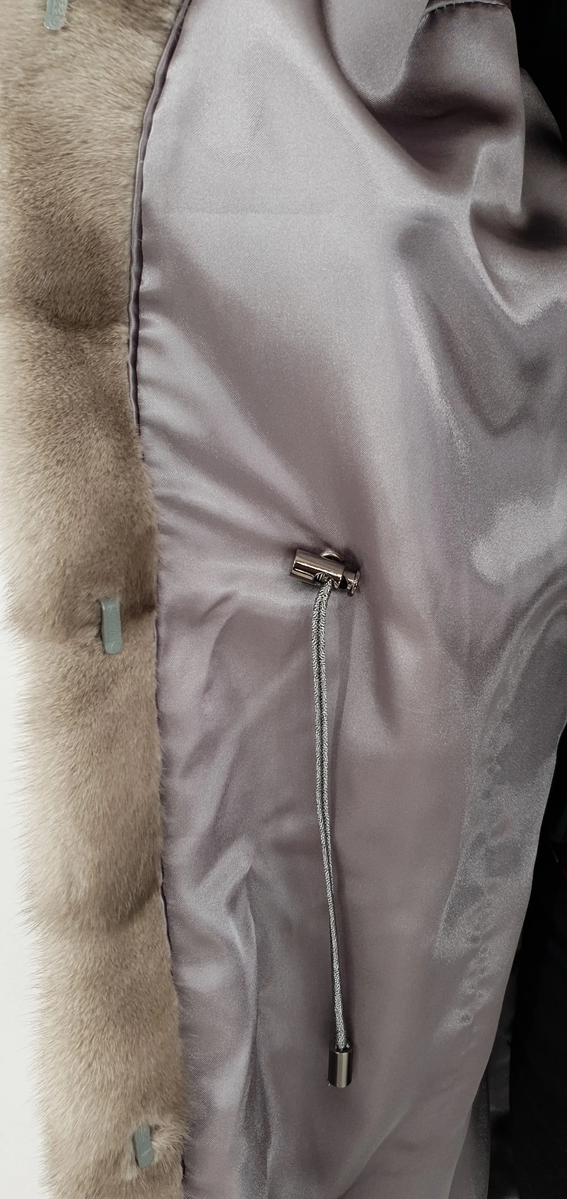 Rosario, 85 cm. - Collar - Mink - Women - Silver Blue / Mink Pels - Levinsky - Kvinde
