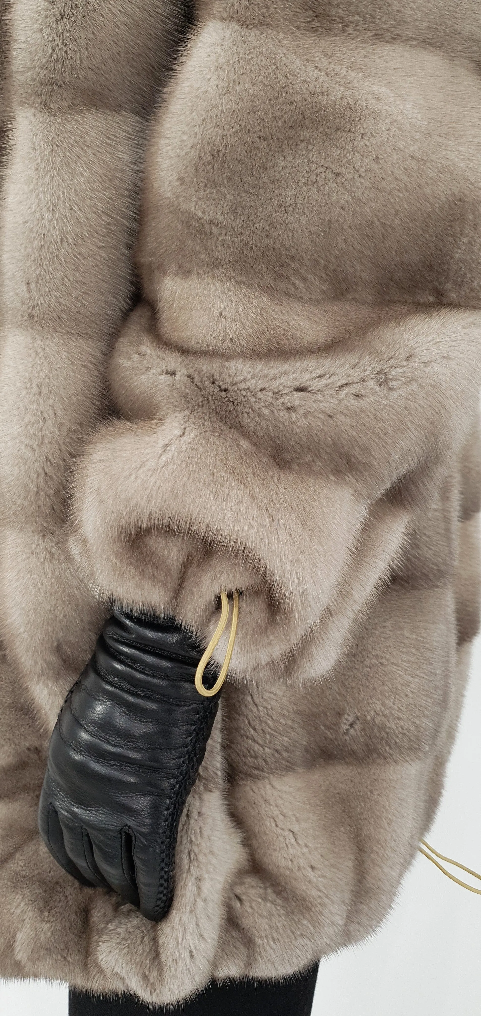 Rosario, 85 cm. - Collar - Mink - Women - Silver Blue / Mink Pels - Levinsky - Kvinde
