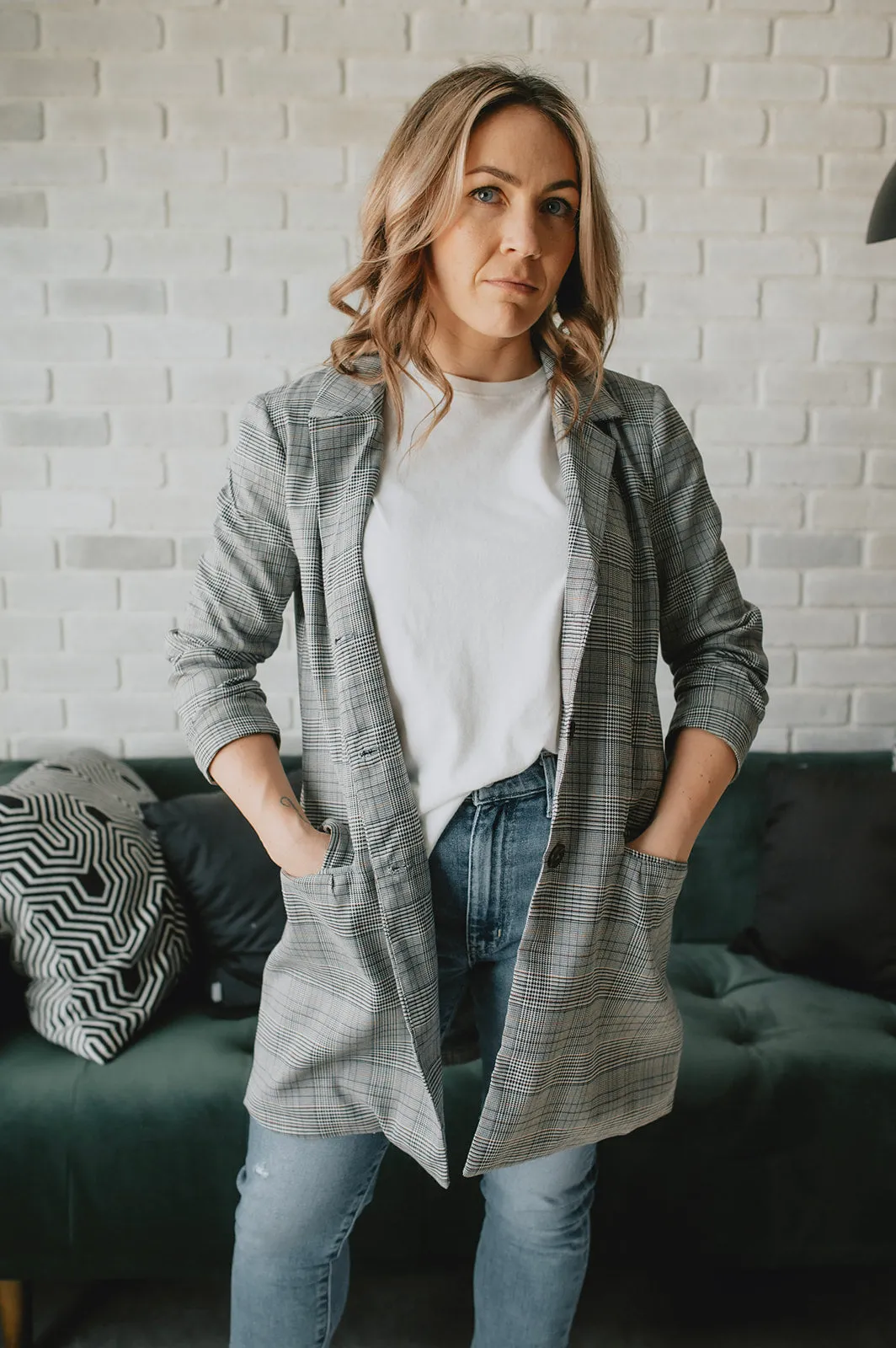 The Get Plaid Blazer