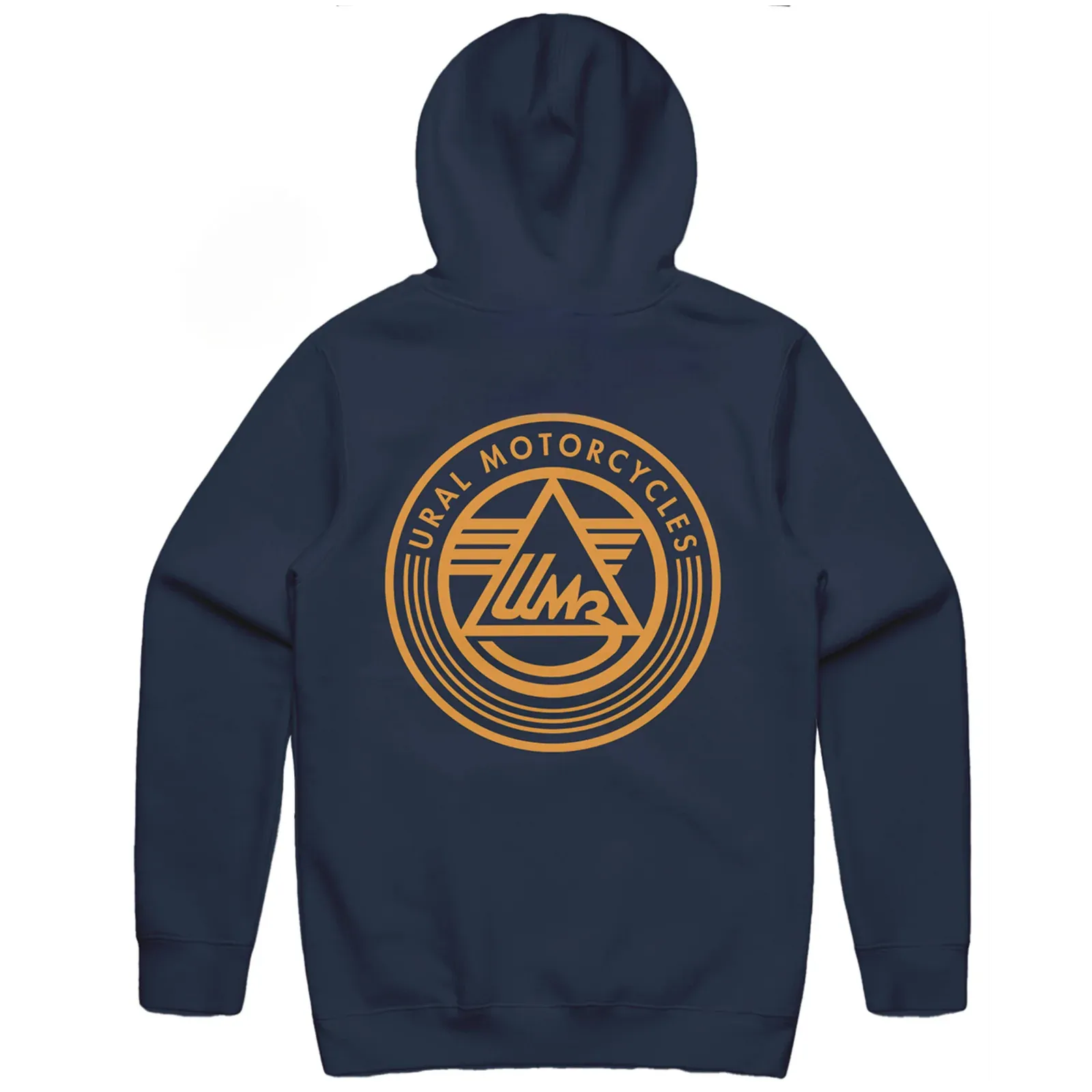 Ural Text Badge Hoodie - Midnight Blue
