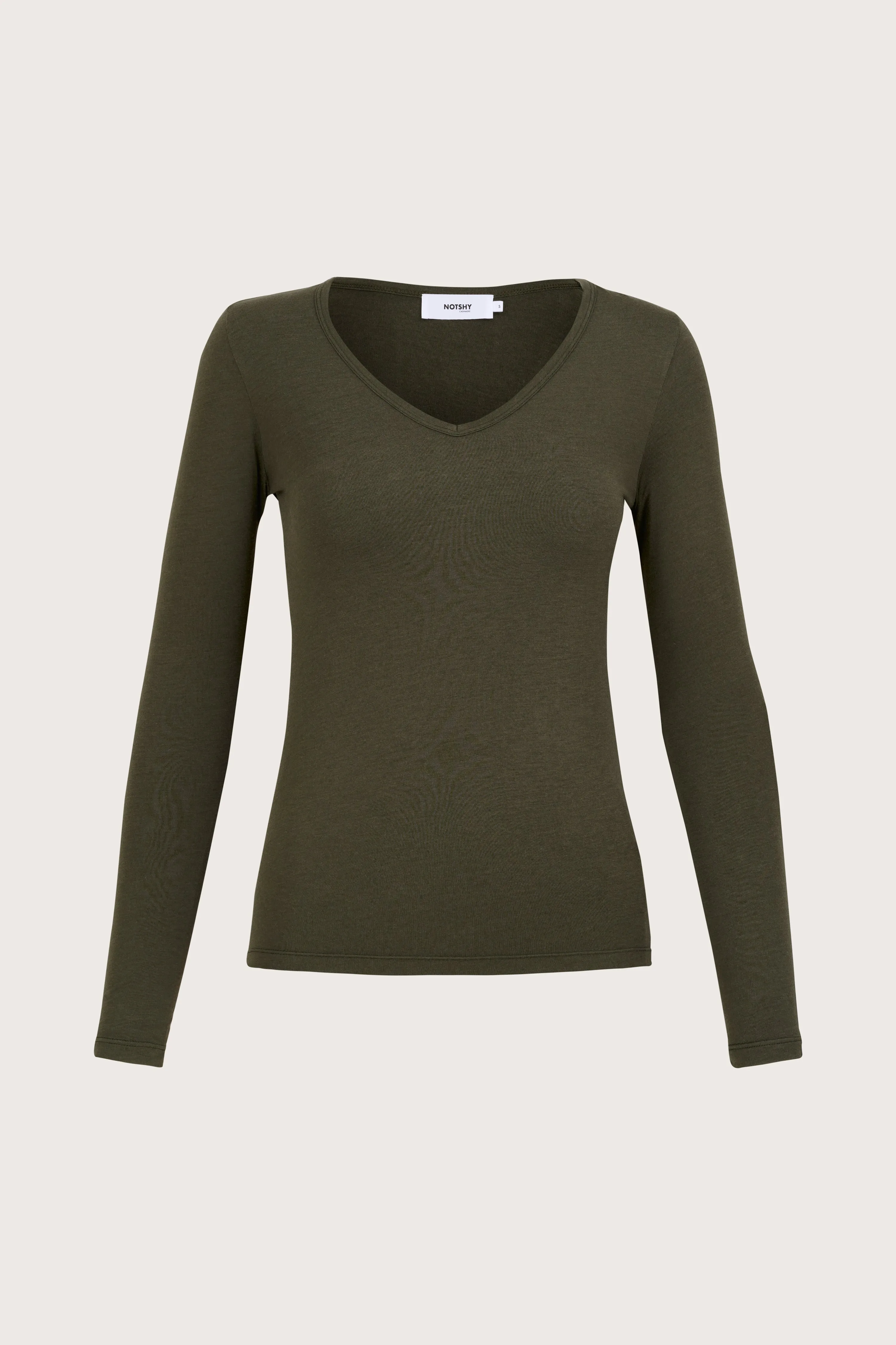 Vanda LS V-Neck Tee Forest