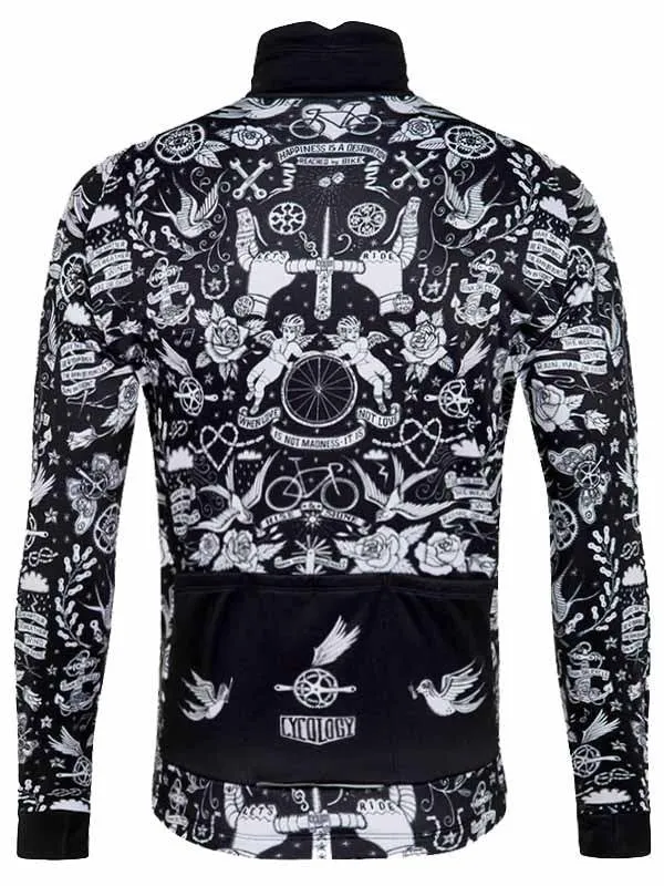 Velo Tattoo Men's Windproof Winter Jacket
