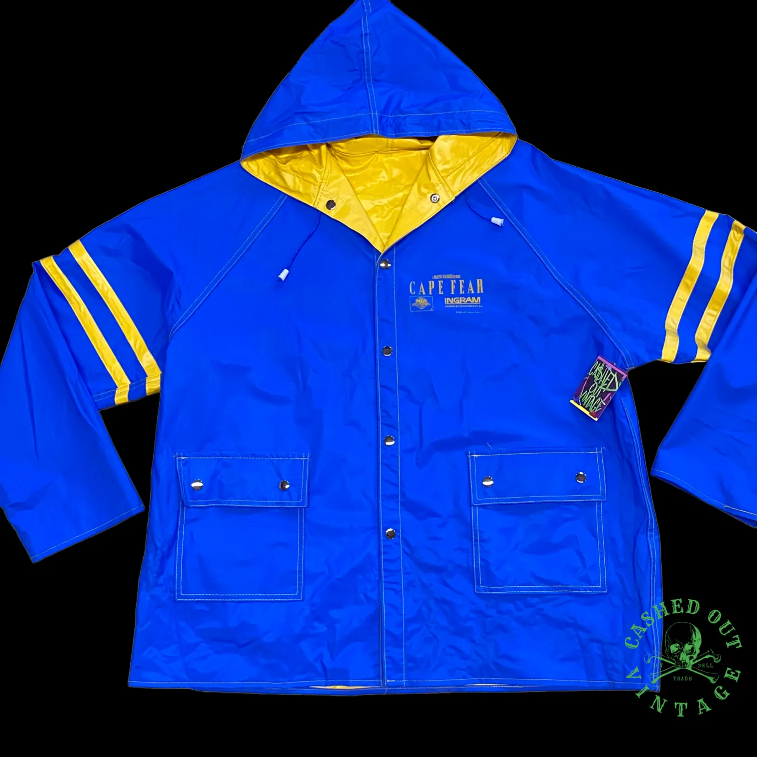 Vintage Cape Fear Reversible Rain Jacket Size: XL
