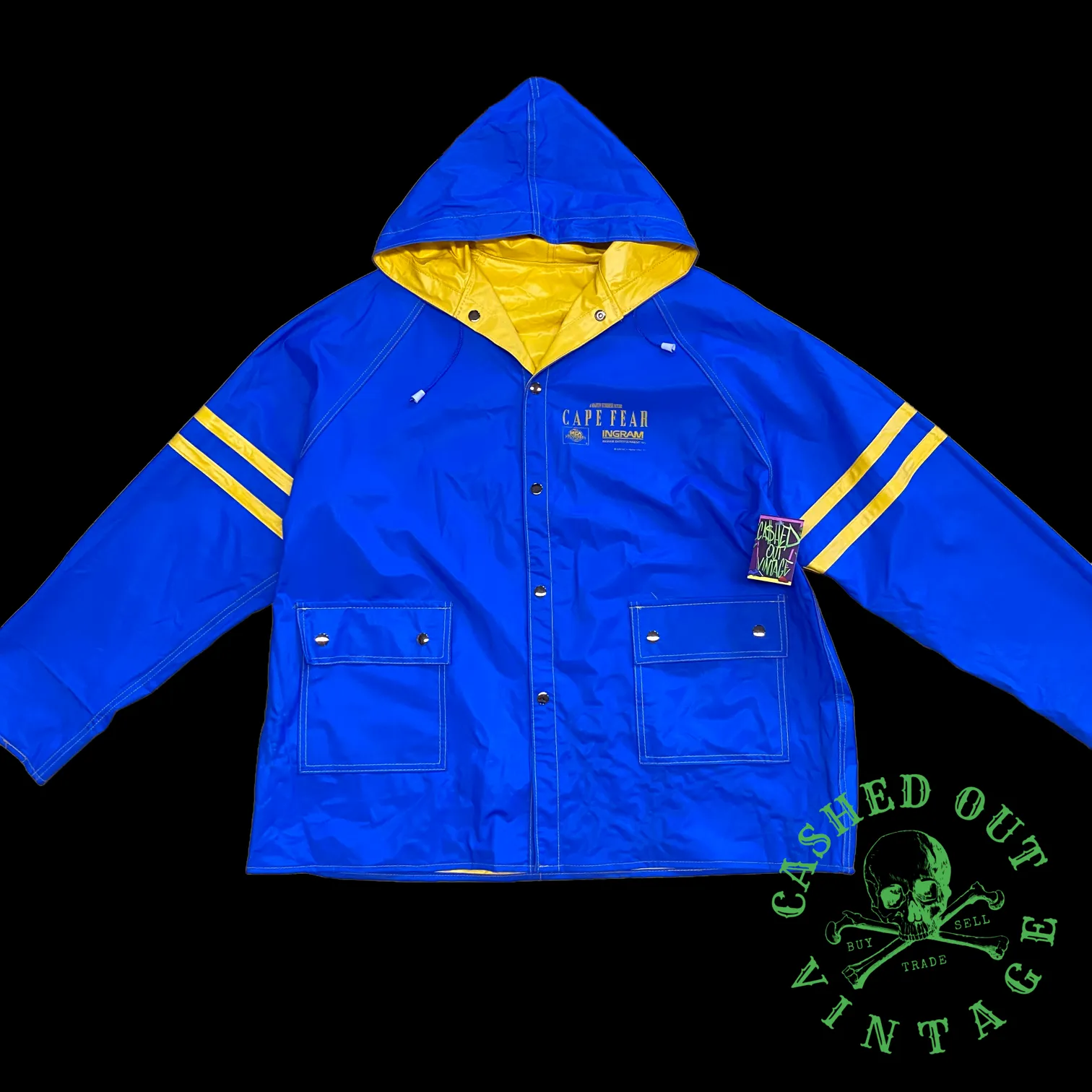 Vintage Cape Fear Reversible Rain Jacket Size: XL
