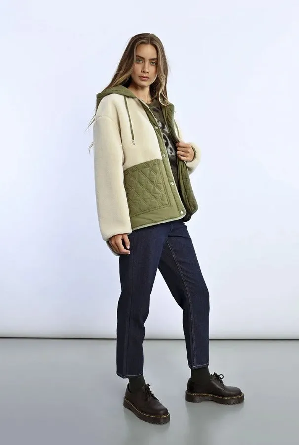Women's Faux Sheep Hooded Jacket